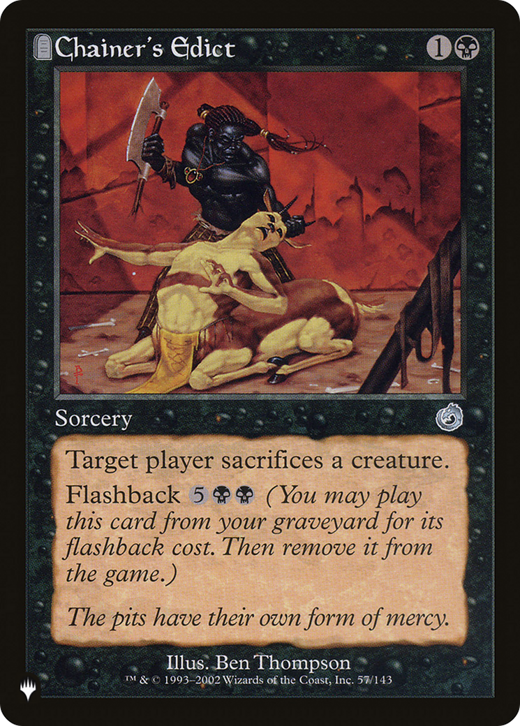 Chainer's Edict [The List] | Local Legends