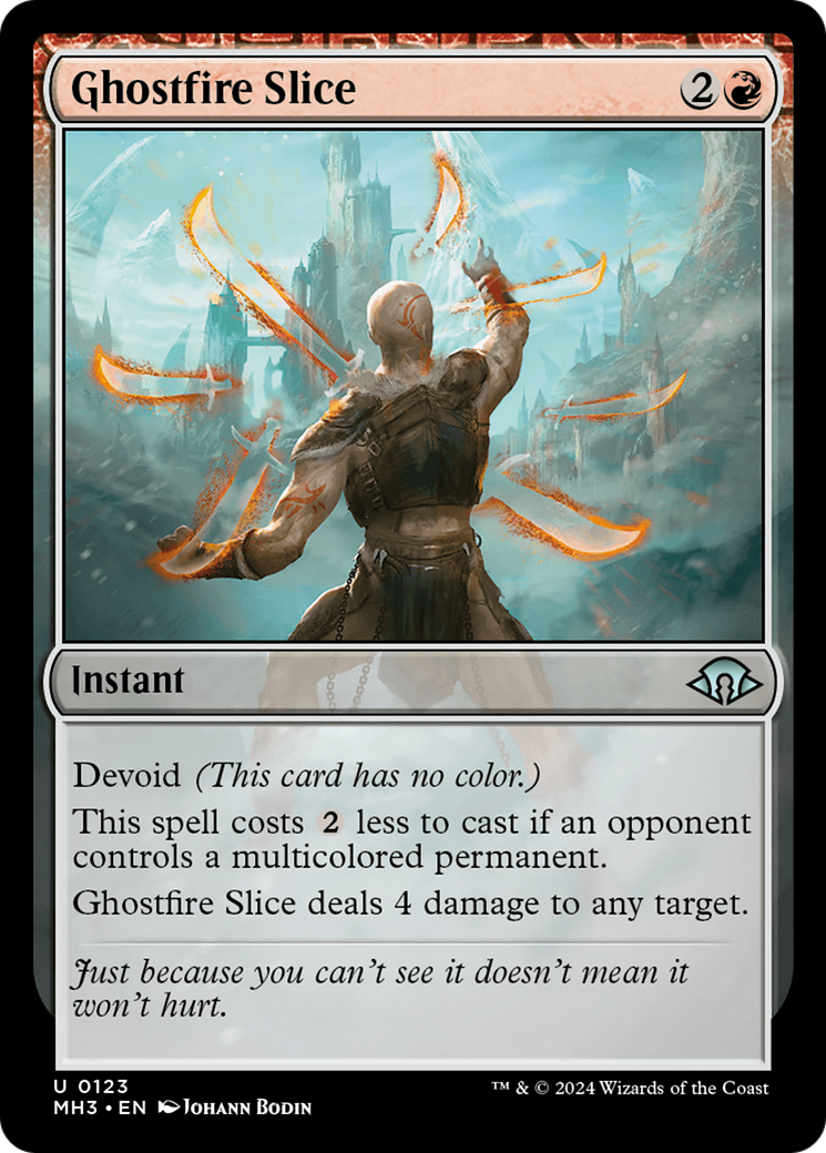 Ghostfire Slice [Modern Horizons 3] | Local Legends
