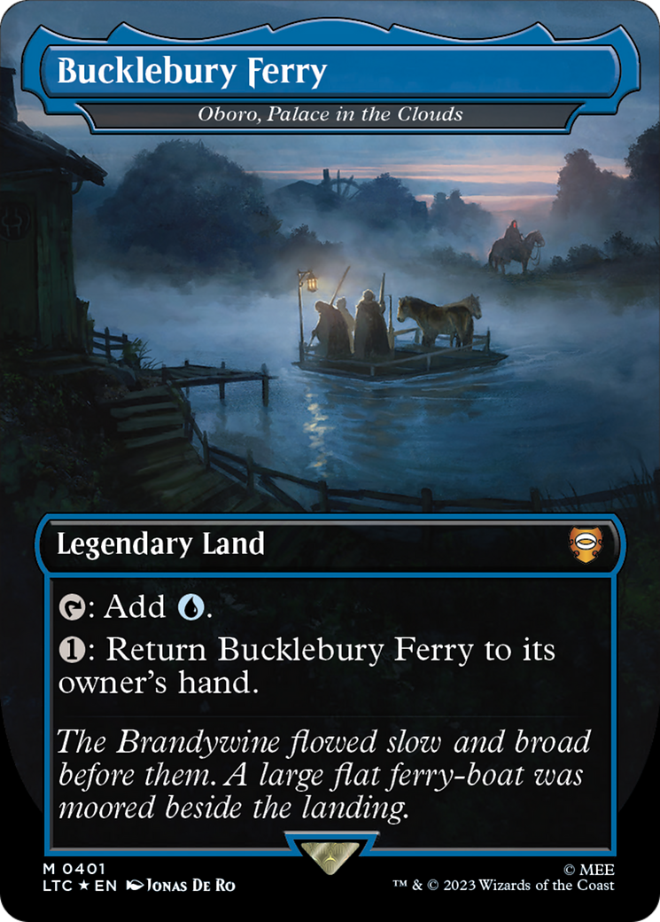 Bucklebury Ferry - Oboro, Palace in the Clouds (Surge Foil Realms and Relics) [The Lord of the Rings: Tales of Middle-Earth Commander] | Golgari Games