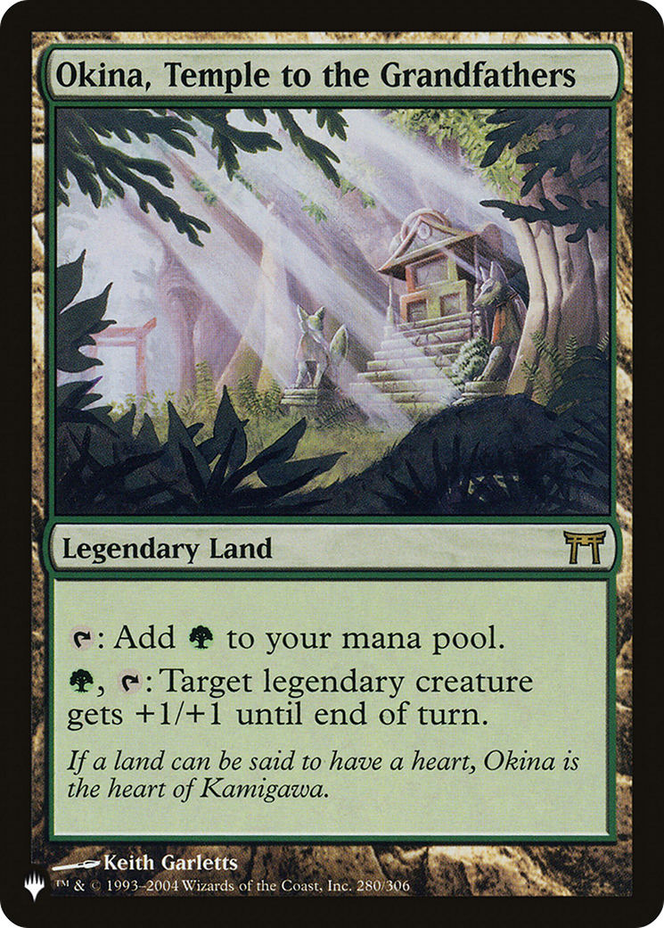 Okina, Temple to the Grandfathers [The List] | Local Legends