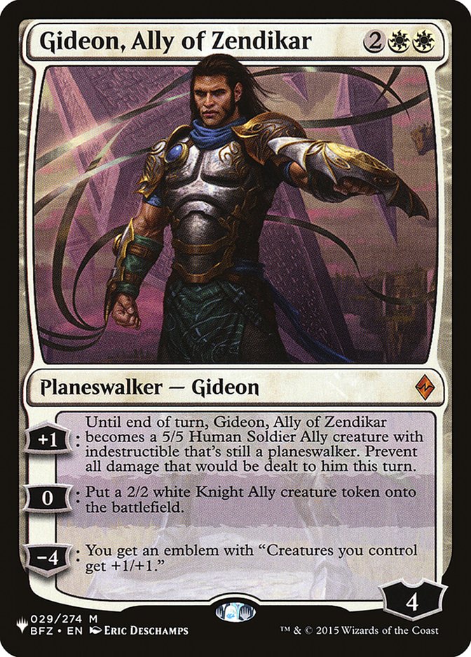 Gideon, Ally of Zendikar [The List] | Local Legends