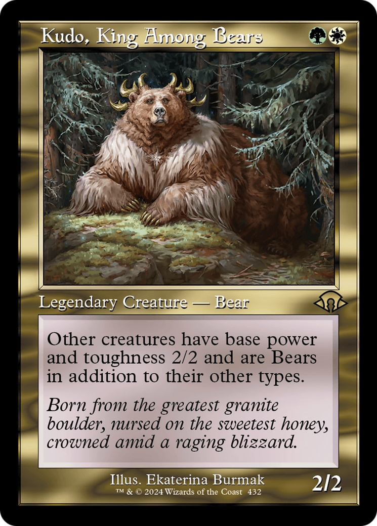 Kudo, King Among Bears (Retro) [Modern Horizons 3] | Local Legends