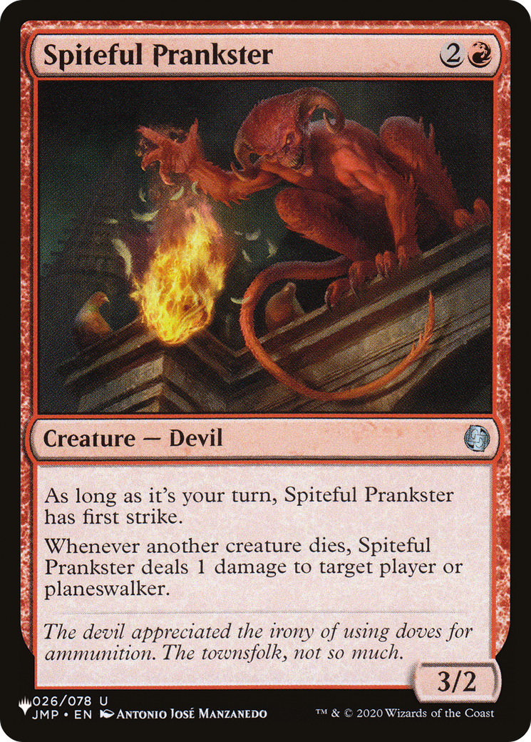 Spiteful Prankster [The List] | Local Legends