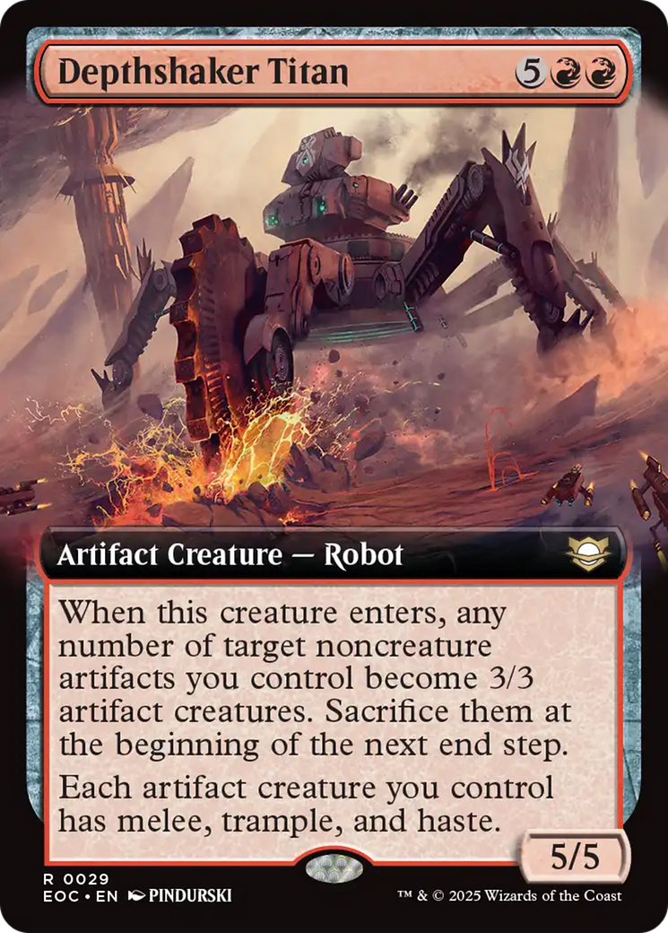 Depthshaker Titan (Extended Art) [Edge of Eternities Commander] | Local Legends