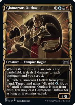 Glamorous Outlaw (Gilded Foil) | Local Legends