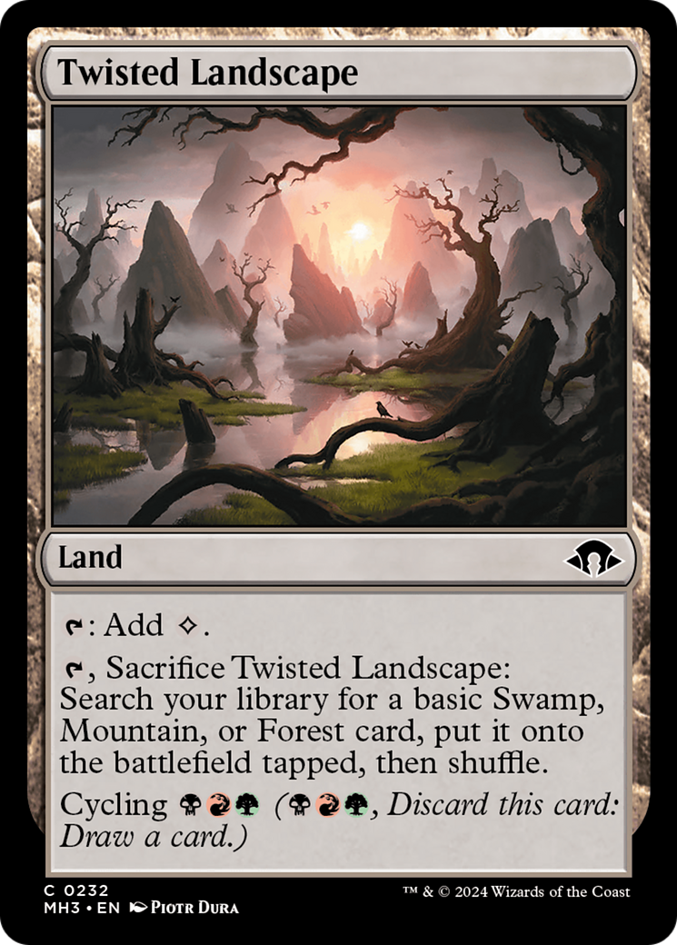 Twisted Landscape [Modern Horizons 3] | Golgari Games