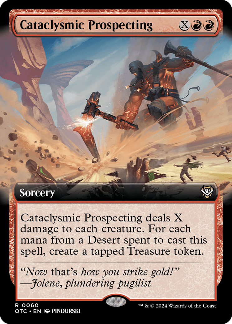 Cataclysmic Prospecting (Extended Art) [Outlaws of Thunder Junction Commander] | Local Legends