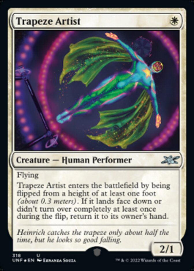 Trapeze Artist (Galaxy Foil) [Unfinity] | Golgari Games