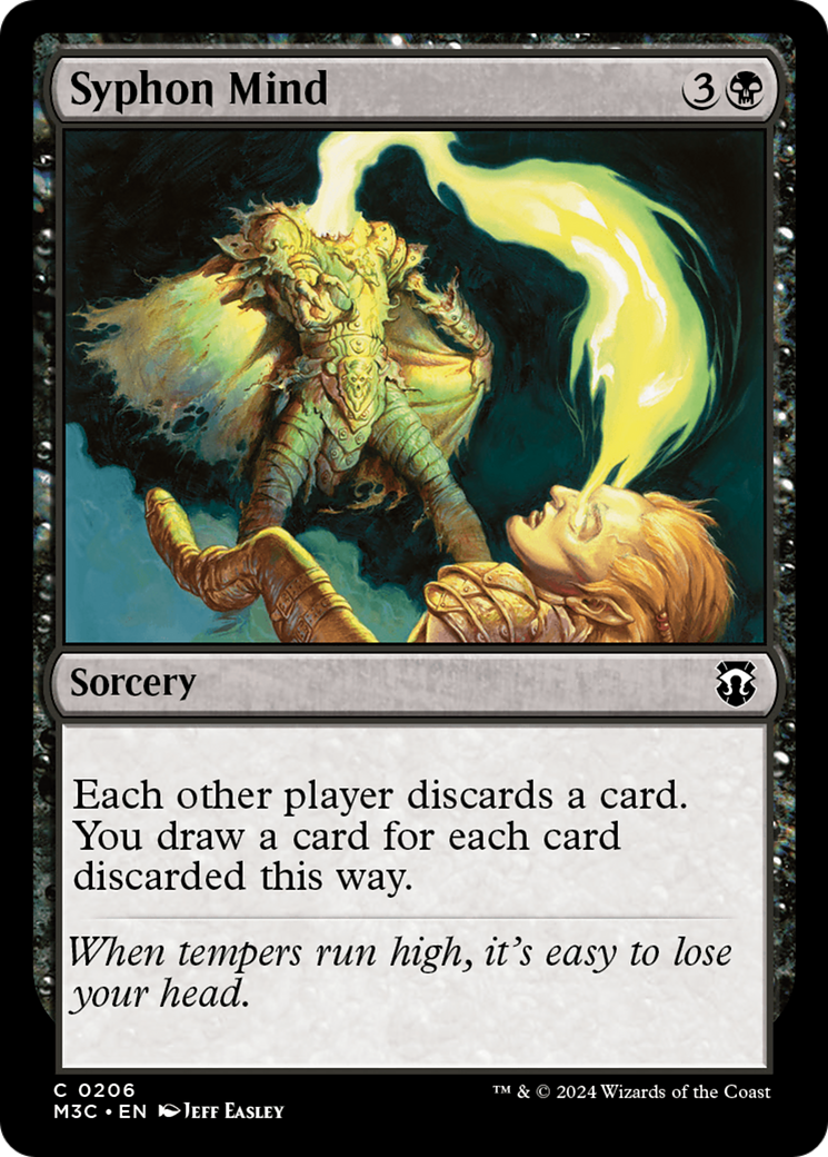 Syphon Mind (Ripple Foil) [Modern Horizons 3 Commander] | Local Legends
