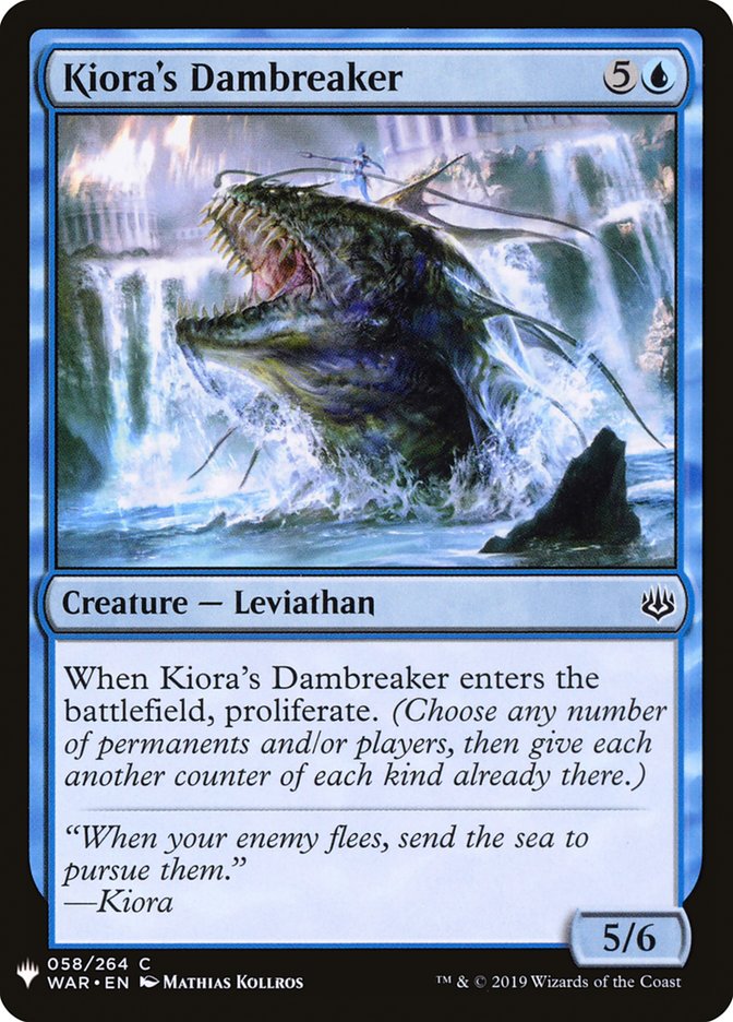 Kiora's Dambreaker [Mystery Booster] | Local Legends