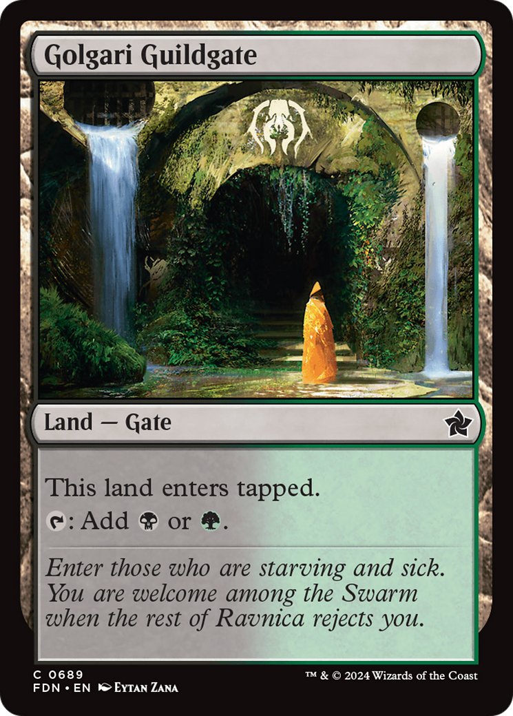 Golgari Guildgate [Foundations] | Local Legends