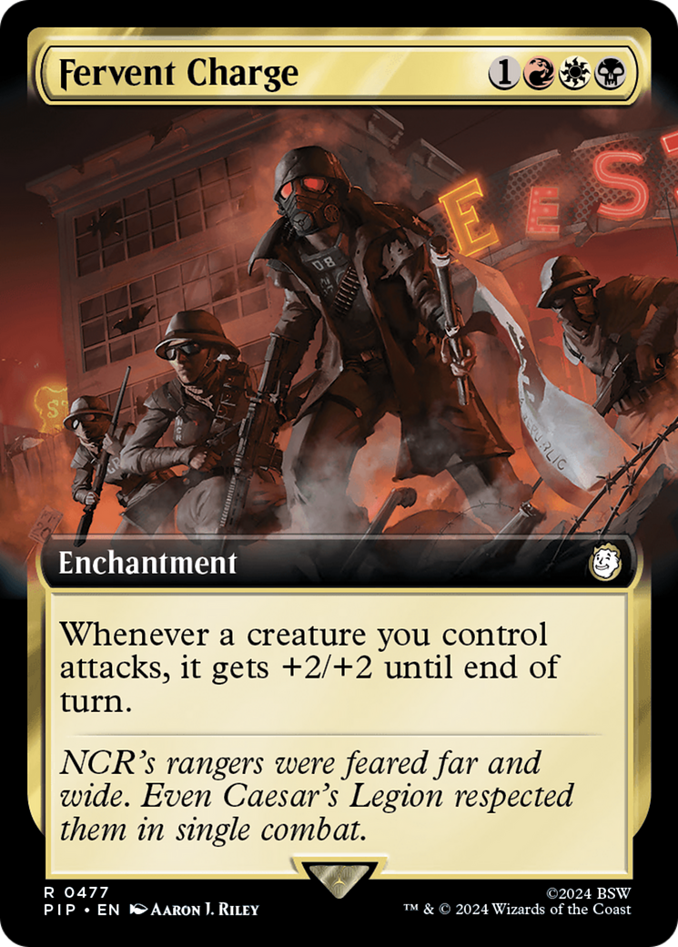 Fervent Charge (Extended Art) [Fallout] | Local Legends
