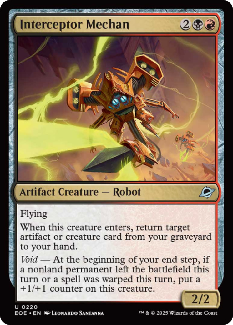 Interceptor Mechan [Edge of Eternities] | Local Legends