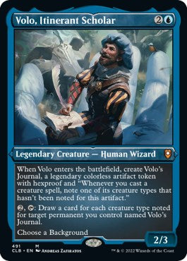 Volo, Itinerant Scholar (Foil Etched) | Local Legends