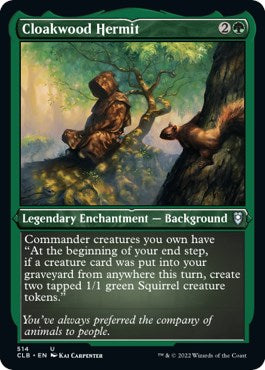 Cloakwood Hermit (Foil Etched) | Local Legends