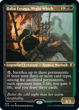 Baba Lysaga, Night Witch (Foil Etched) | Local Legends