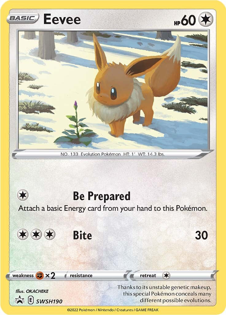 Eevee (SWSH190) [Sword & Shield: Black Star Promos] | Local Legends