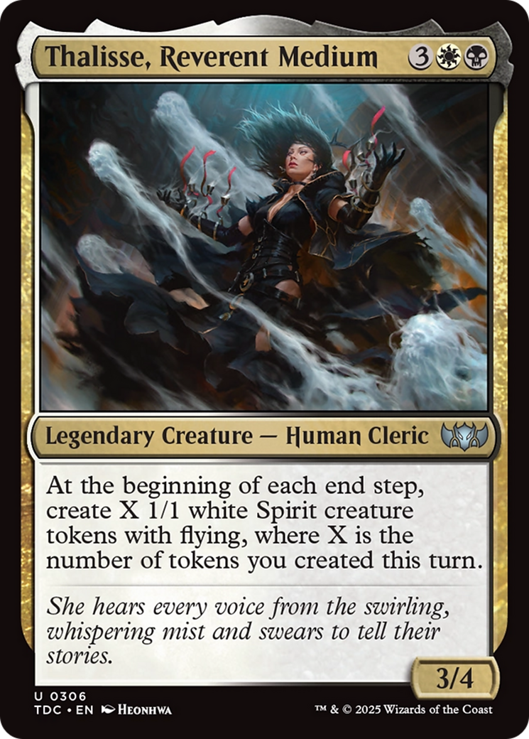 Thalisse, Reverent Medium [Tarkir: Dragonstorm Commander] | Local Legends