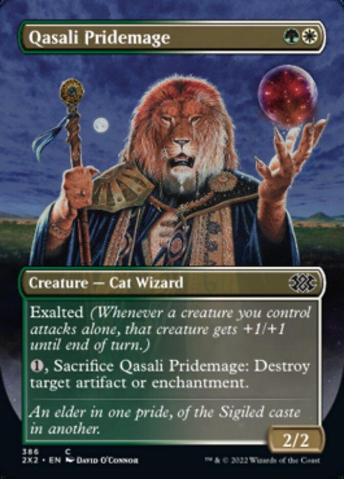 Qasali Pridemage (Borderless Alternate Art) [Double Masters 2022] | Local Legends
