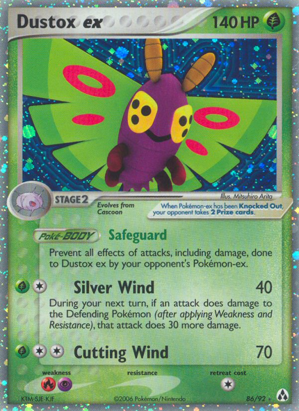Dustox ex (86/92) [EX: Legend Maker] | Local Legends