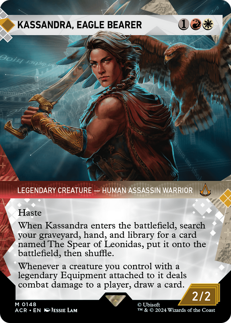 Kassandra, Eagle Bearer (Showcase) [Assassin's Creed] | Golgari Games