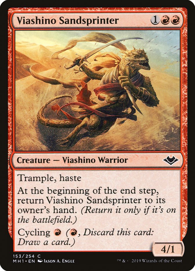 Viashino Sandsprinter [Modern Horizons] | Local Legends