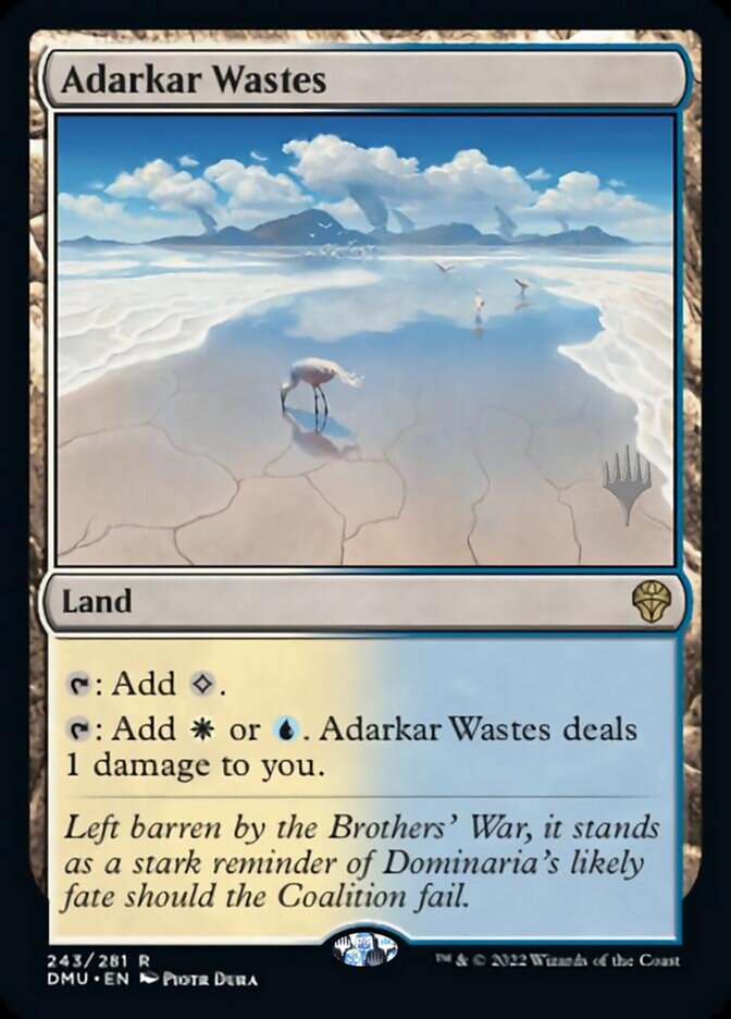 Adarkar Wastes (Promo Pack) [Dominaria United Promos] | Golgari Games