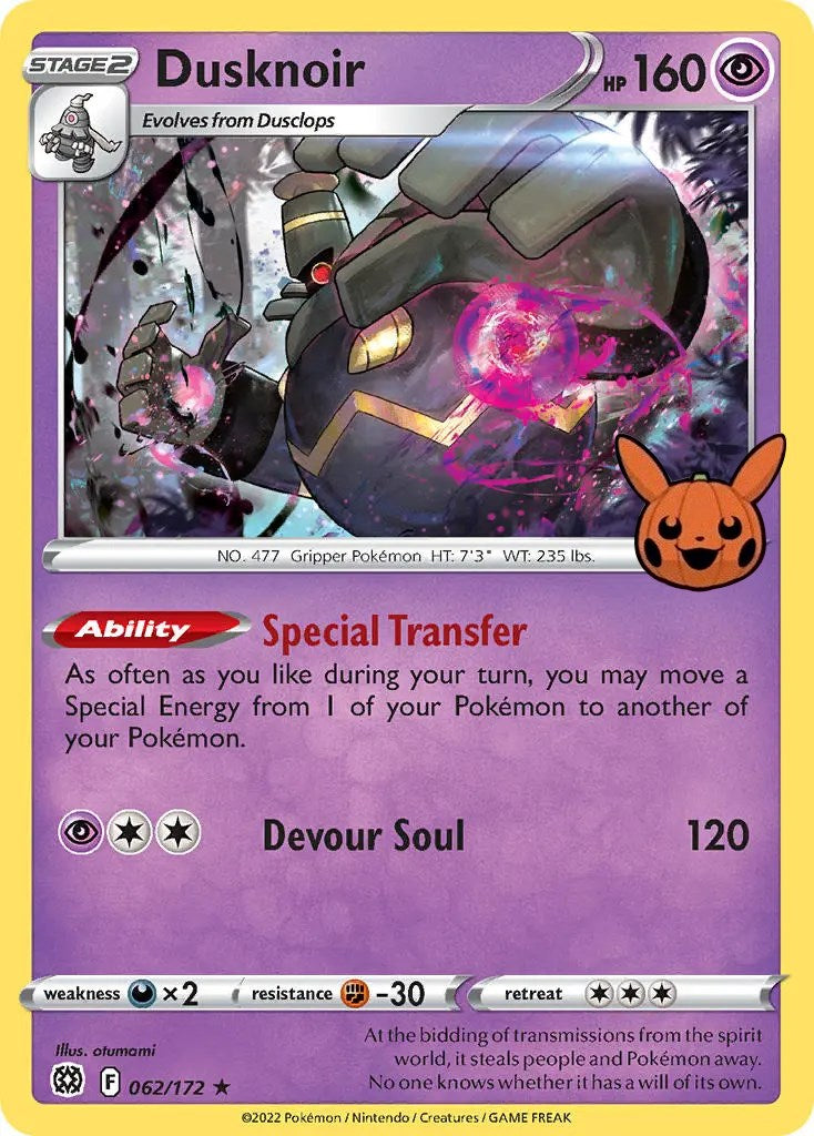 Dusknoir (062/172) [Trick or Trade] | Golgari Games