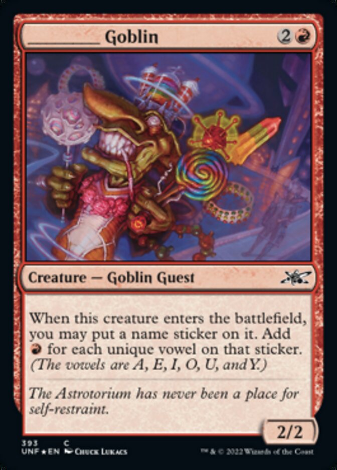 _____ Goblin (Galaxy Foil) [Unfinity] | Golgari Games