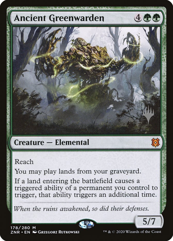 Ancient Greenwarden (Promo Pack) [Zendikar Rising Promos] | Local Legends