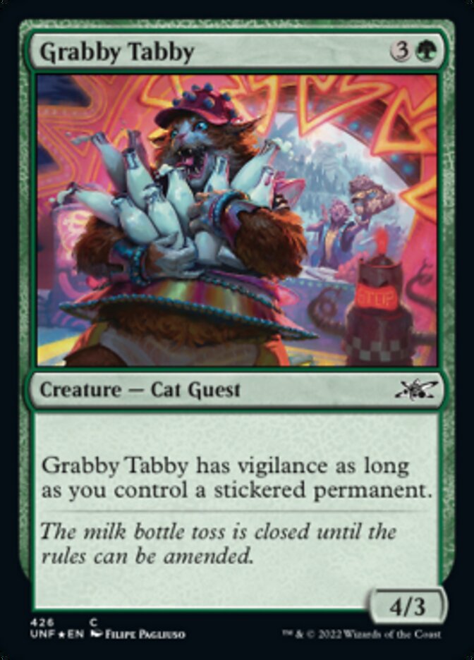 Grabby Tabby (Galaxy Foil) [Unfinity] | Golgari Games