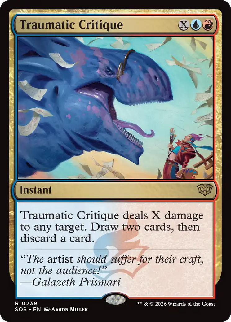 Traumatic Critique [Secrets of Strixhaven] | Local Legends