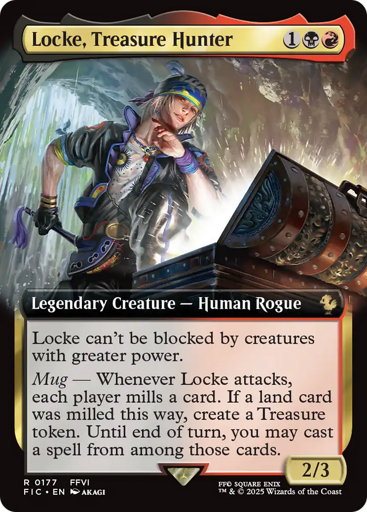 Locke, Treasure Hunter (Extended Art) [FINAL FANTASY Commander] | Local Legends