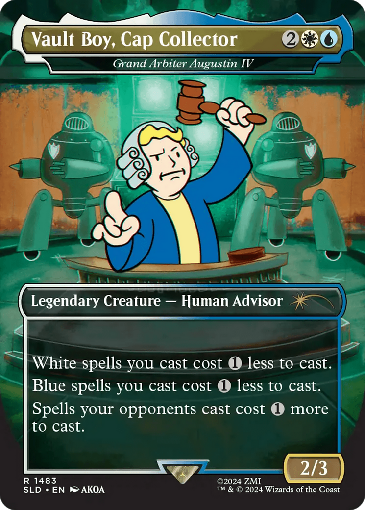 Vault Boy, Cap Collector - Grand Arbiter Augustin IV [Secret Lair Drop Series] | Local Legends