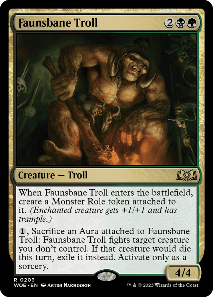Faunsbane Troll [Wilds of Eldraine] | Local Legends