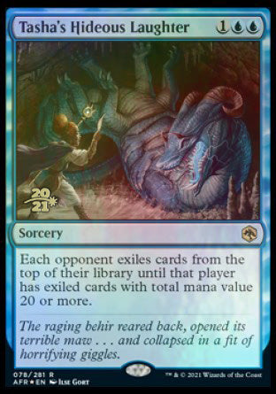 Tasha's Hideous Laughter [Dungeons & Dragons: Adventures in the Forgotten Realms Prerelease Promos] | Local Legends