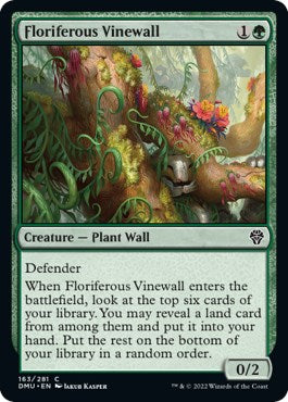 Floriferous Vinewall | Local Legends