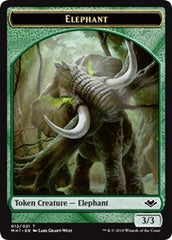 Elephant (012) // Spirit (016) Double-Sided Token [Modern Horizons Tokens] | Golgari Games