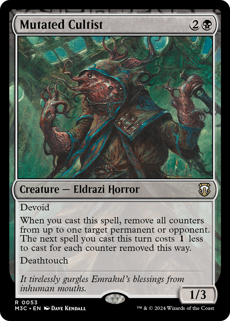 Mutated Cultist [Modern Horizons 3 Commander] | Golgari Games