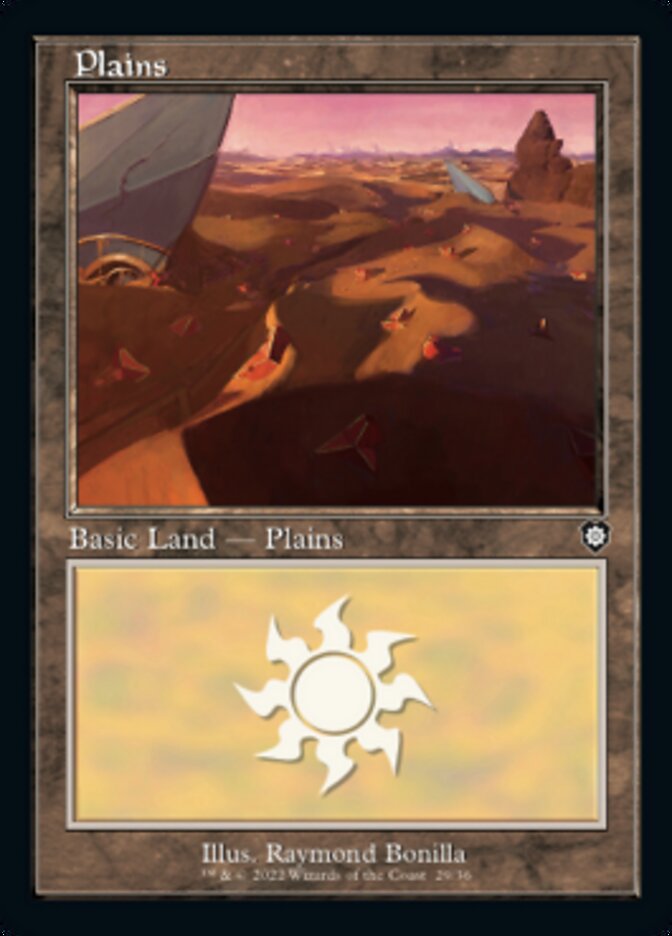 Plains (029) (Retro) [The Brothers' War Commander] | Local Legends
