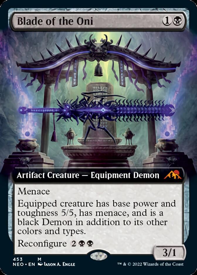 Blade of the Oni (Extended Art) [Kamigawa: Neon Dynasty] | Golgari Games