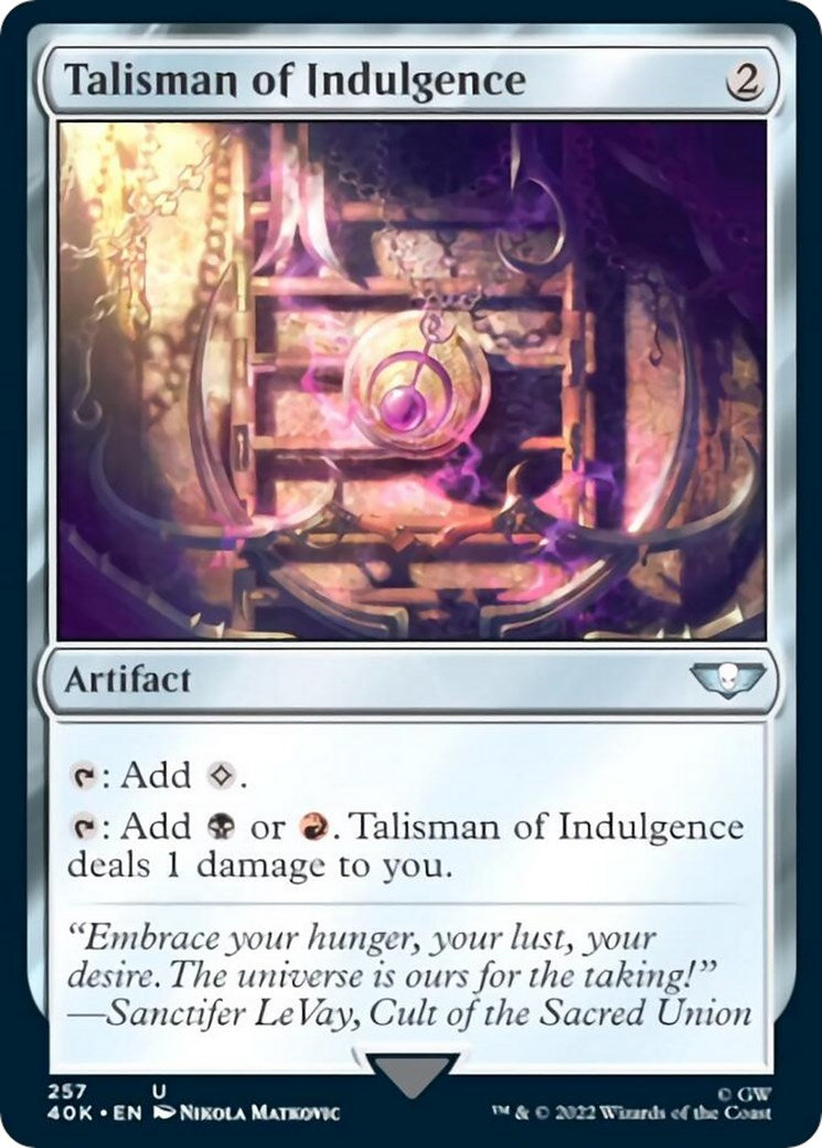 Talisman of Indulgence | Local Legends
