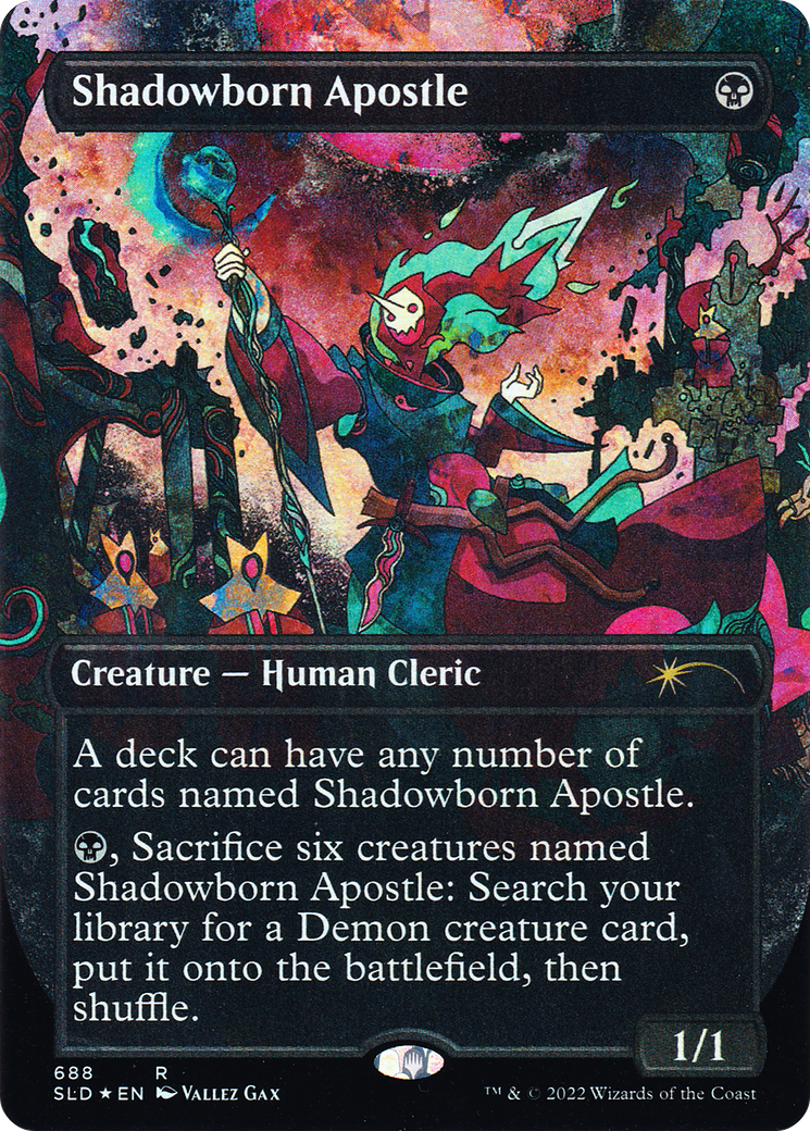 Shadowborn Apostle (688) (Borderless) [Secret Lair Drop Promos] | Local Legends