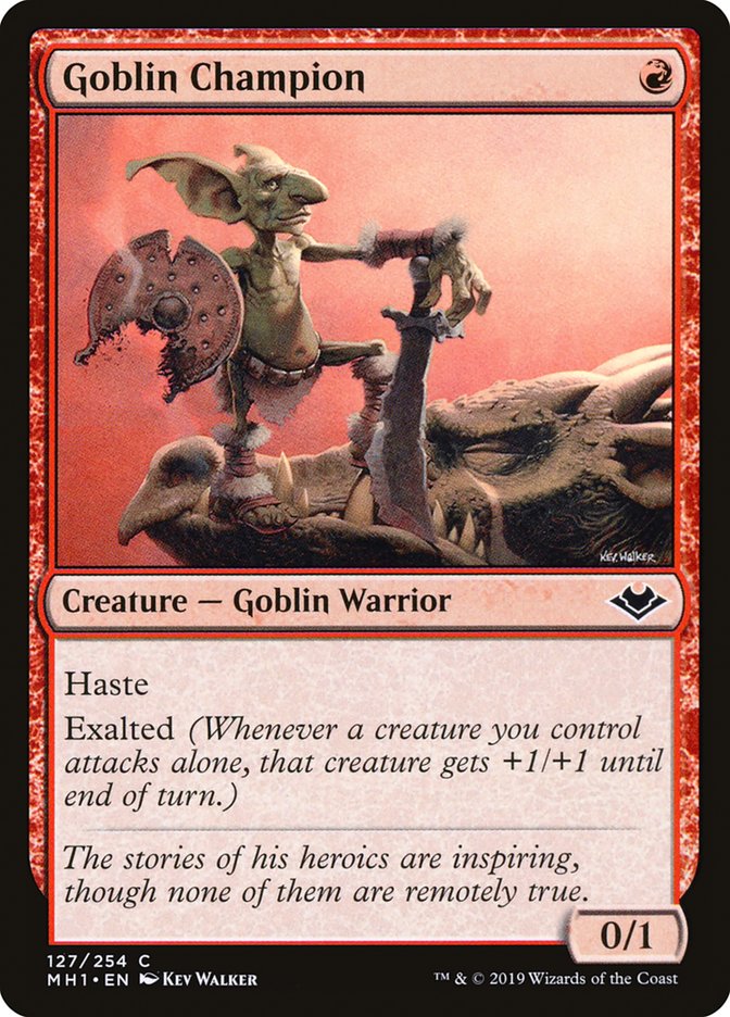 Goblin Champion [Modern Horizons] | Local Legends