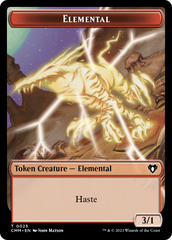 Thopter // Elemental (0025) Double-Sided Token [Commander Masters Tokens] | Local Legends