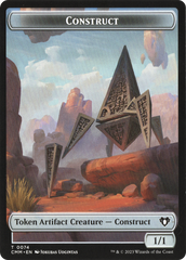 Thopter // Construct (0074) Double-Sided Token [Commander Masters Tokens] | Local Legends