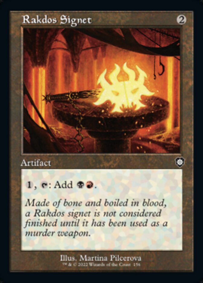 Rakdos Signet (Retro) [The Brothers' War Commander] | Local Legends