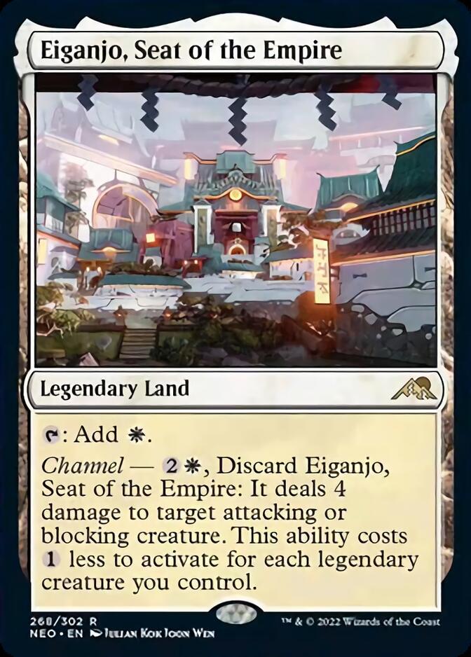 Eiganjo, Seat of the Empire [Kamigawa: Neon Dynasty] | Golgari Games