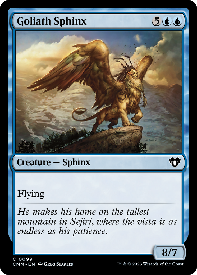 Goliath Sphinx [Commander Masters] | Local Legends