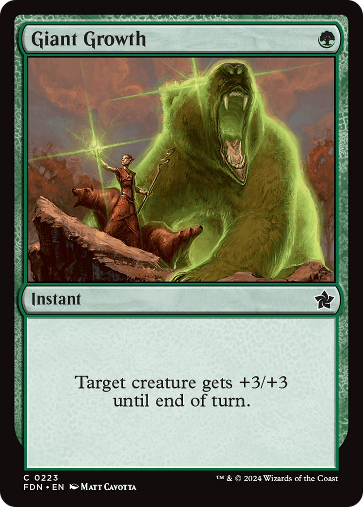 Giant Growth [Foundations] | Local Legends